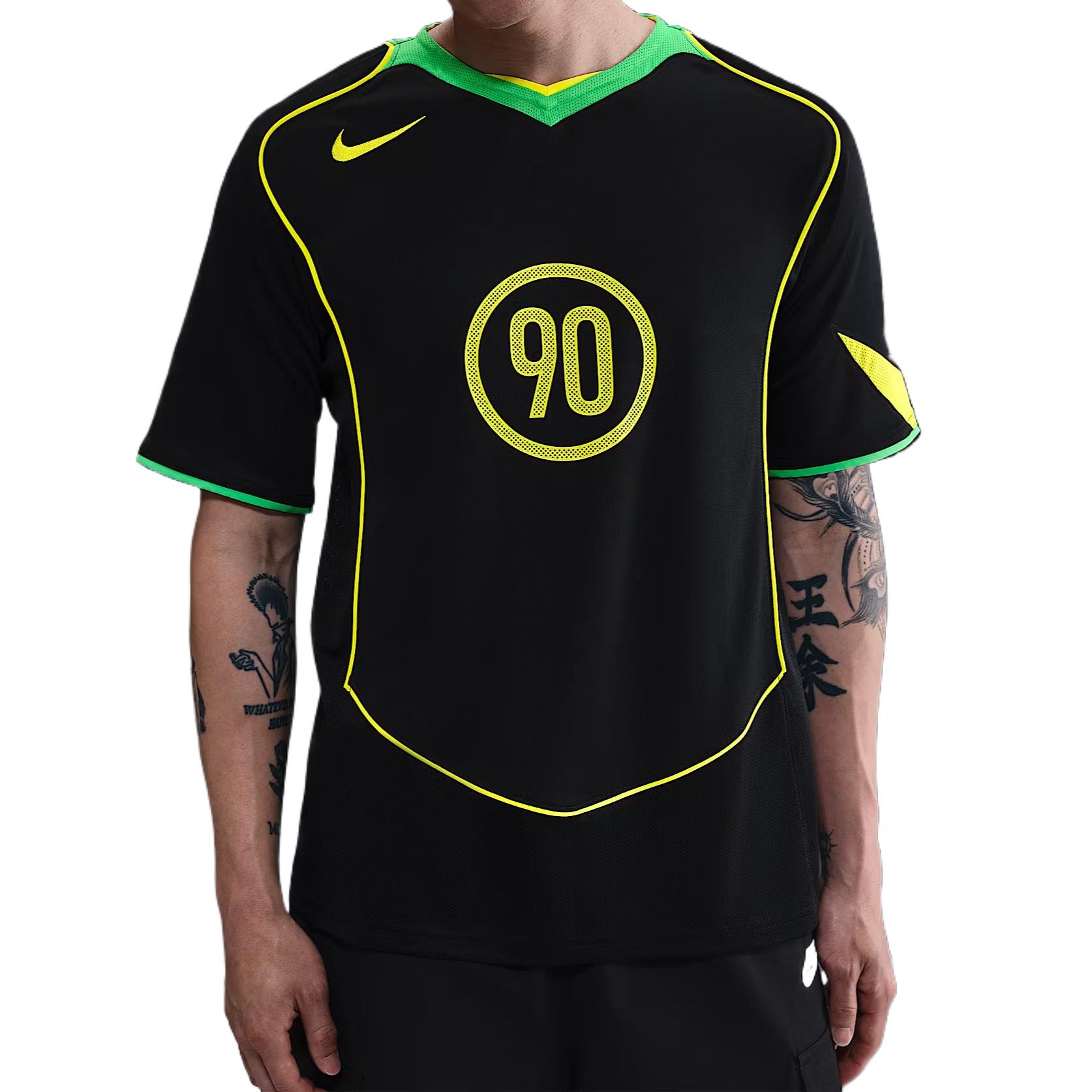 Nike Nike Total 90 Dri-FIT Soccer Jersey  Black Green Spark  Men s IB4208-010 S