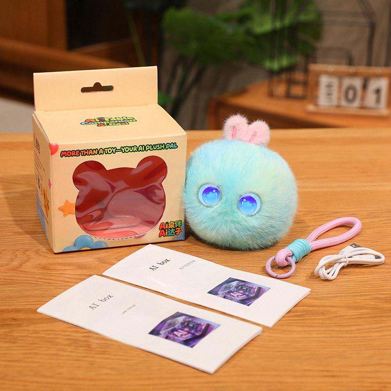 KI Intelligentes Kaninchen Plüschtier Übersee Edition Sprachkonversation Wifi Interaktion Emotionale Begleitung Intelligente Roboterpuppe