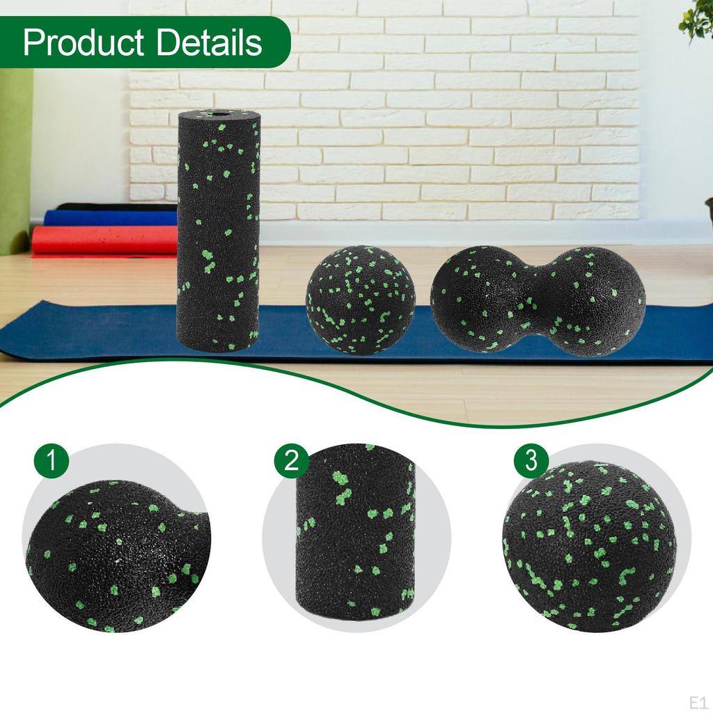 Foam Roller And Massage Balls Kit for Body Care