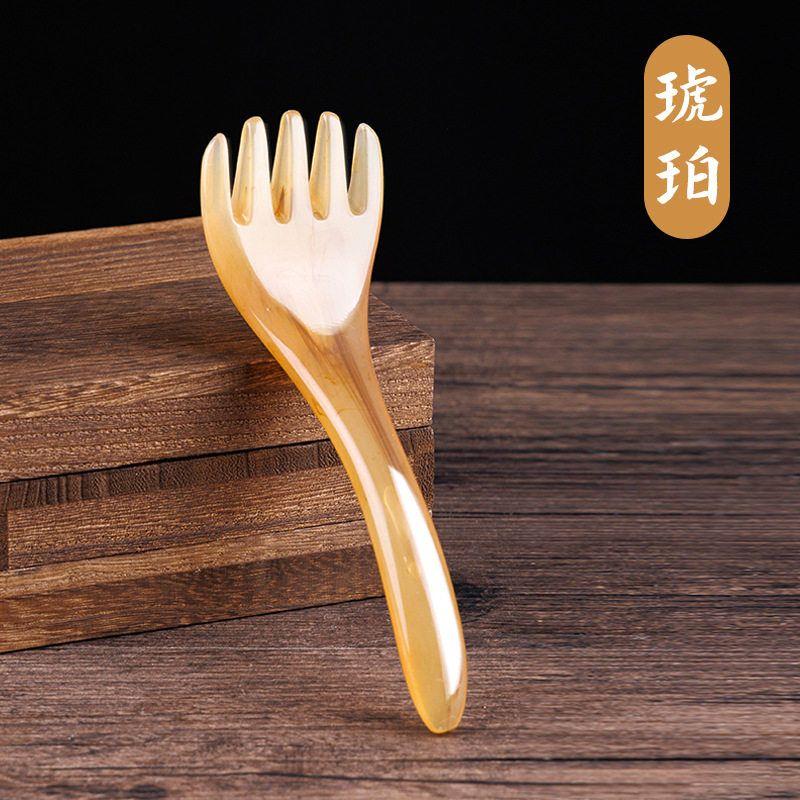 Natural Jade Scrapping Plate Beauty Shaving Board Lifting and Tightening Pull Tendons Scrapping Plate Universal for Entire Body Shaving Board Surface