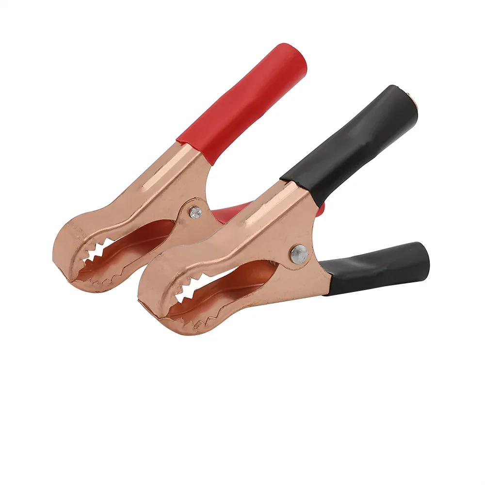 

2/4 пары зажимов типа «крокодил» 80 мм, автомобильный караван, фургон, аккумулятор, электрический зажим, зажим «крокодил», вилка питания, провод, кабель, зажим для тестирования проводов