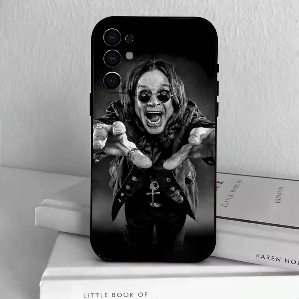 Custodia per Telefono Ozzy Osbourne Cantante Rock DD Per Samsung S25,S24,S21,S22,S23,S30,Ultra,S20,Plus,Fe,Copertura Nera in Silicone Morbido