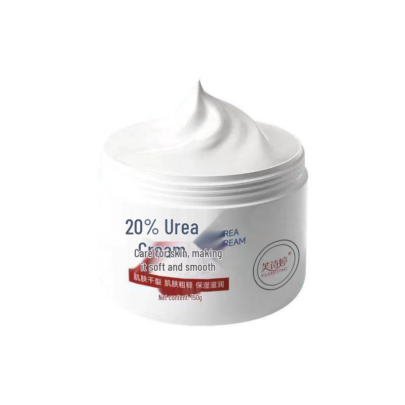 Urea Cream: Moisturizing Treatment for Dry, Cracked Skin and Cuticles on Hands and Feet; Softens Rough Heels.