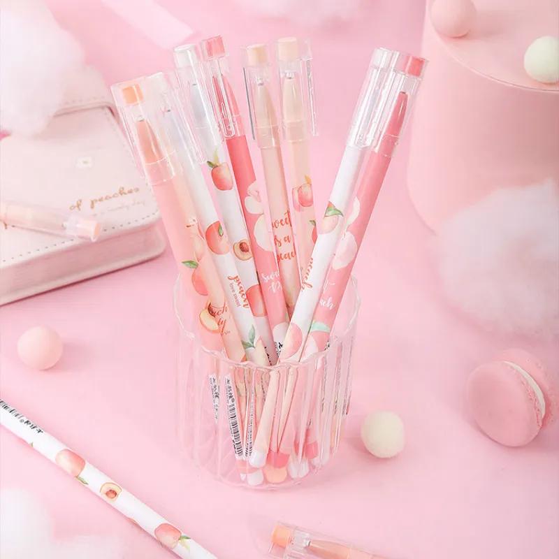 0.5mm Signature Gel Pen Kawaii Colorful Hyun Series Quick-drying Simple 12 Boxed Learning Office Water-based Writing Supplies