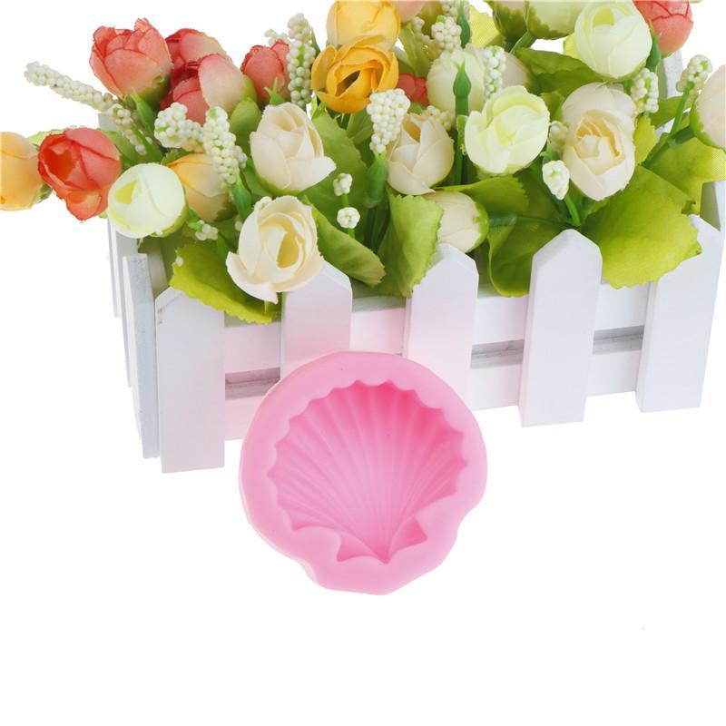 Große Meer Shell Form 3D Silikon Fondant Kuchen Form Werkzeuge Backformen