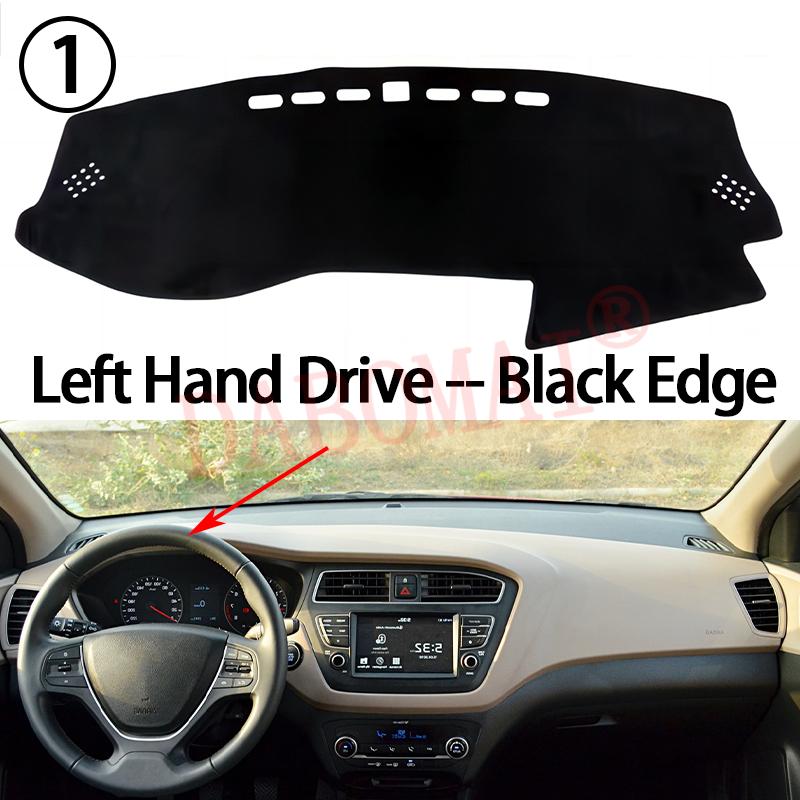 Dashboard Cover Protective Pad for Hyundai I20 GB IB 2014 2015 2016 2017 2018  Car Dash Board Sunshade Anti-UV Carpet