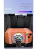 2026 Magnetic Smart Fan Car Phone Holder with Ambient Light & Wireless Fast Charging