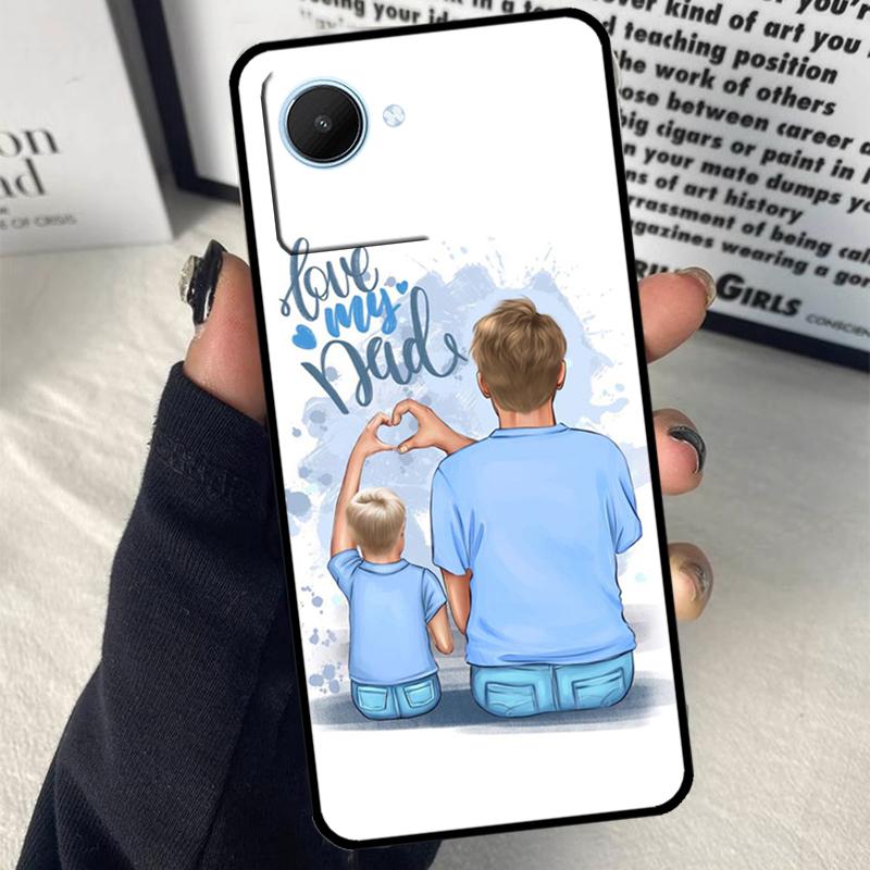 Baby Mom Daughter Girl Son Dad For Realme C75 C55 C71 C61 C53 C33 C63 C51 C65 C67 11 12 13 14 15 Pro Plus GT6 GT7 Pro Case