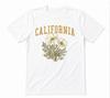 California State Flower Flower Botanical Gardening Unisex White T-shirt