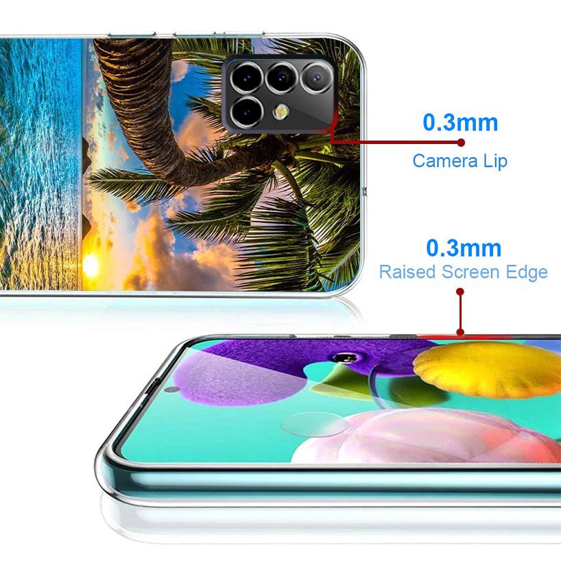 Summer Beach Sunset Sea Palm Tree Phone Case For Samsung Galaxy A17 A16 A15 A14 A13 A57 A56 A55 A54 A53 A37 A36 A35 A34 A33 A26