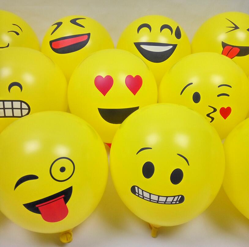 100 Palloncini Smiley CIYIN Per Feste – Lattice, 12 Pollici, 20-30 Disegni Diversi, Decorazioni Compleanno