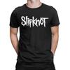 Slipknots-Logo-T-Shirt für Herren, reine Baumwolle, originelles T-Shirt mit rundem Kragen, kurzärmeliges Oberteil, Geschenkidee