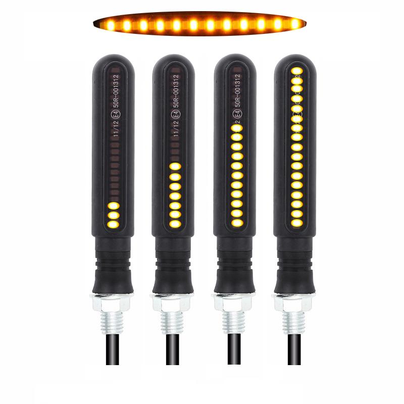 LED Motorcycle Turn Signals for 600 Msx125 Piloto Trasero Moto Vespa Px Triumph Street Triple Honda Goldwing Gsr 600 Ybr 125