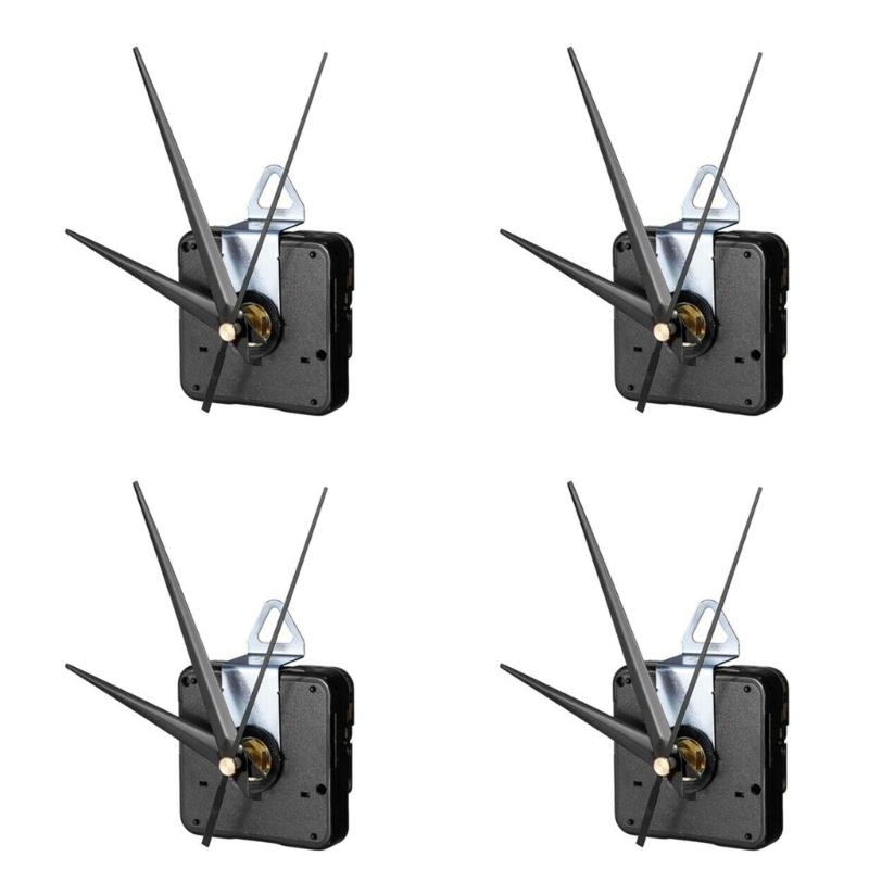 Quiet Move Movement Mechanism Plastic Housing Replacement Parts For DIY Wall Desk Clocks Precise Timing Quiet 4Sets