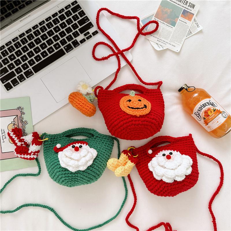 Creative Christmas Animal Pattern Shoulder Bag For Kids Stylish And Fun Design