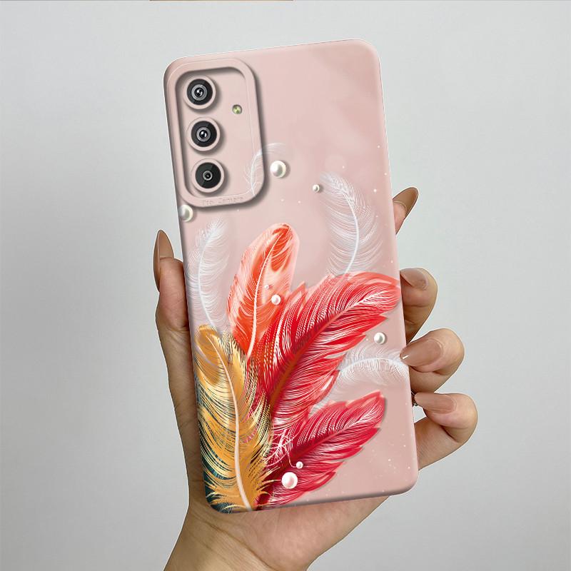 Phone Case for Samsung Galaxy M15 5G F15 5G Fashion Painted Half-wrapped Case Soft Silicon Cases E156 M156 Protection Back Cover