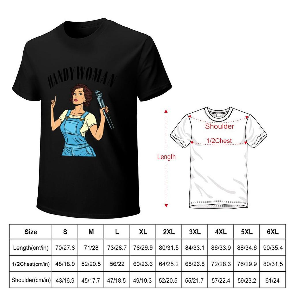 Handywoman TShirt man clothes summer tops man t shirt sweat shirts men