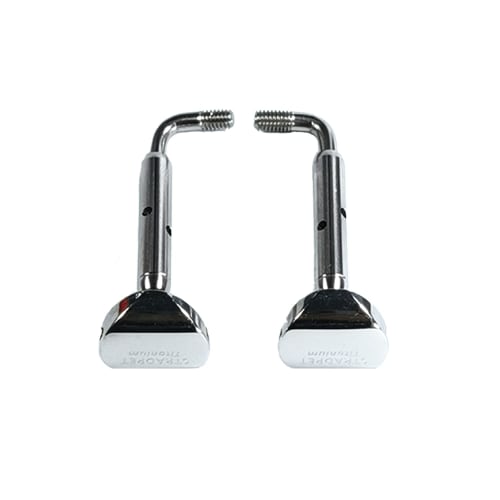 

STRADPET Titanium Chinrest Clamps for Violin (High Polished)