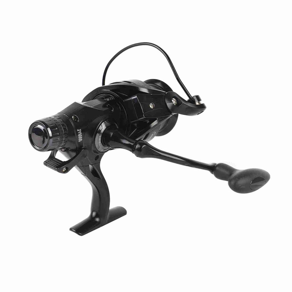 9+1BB Speed Ratio Fishing Reel with Dual Brake System Smooth Reel with Dual Spool Interchangeable Handle Fishing Tackle