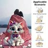 1pc Cute Cartoon Cat Throw Blanket - Seasonal Decorative Blanket for Home, for Decorating Your Own Sofa and Living Room, Super Soft Flannel,