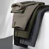 Men's Plus Size Fleece-Lined Straight Leg Outdoor Casual Pants