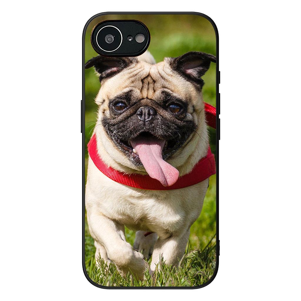 

Cover for Apple iPhone 16 15 14 Plus 13 12 Mini 17 Pro Max + ProMax 16E Air Phone Case Pet France Dog Bulldog iPhone 16e