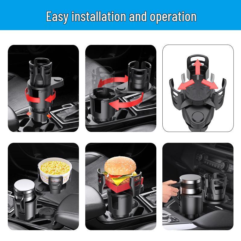 Large Multifunctional In-Car Drink Holder Expander for North American Vehicles