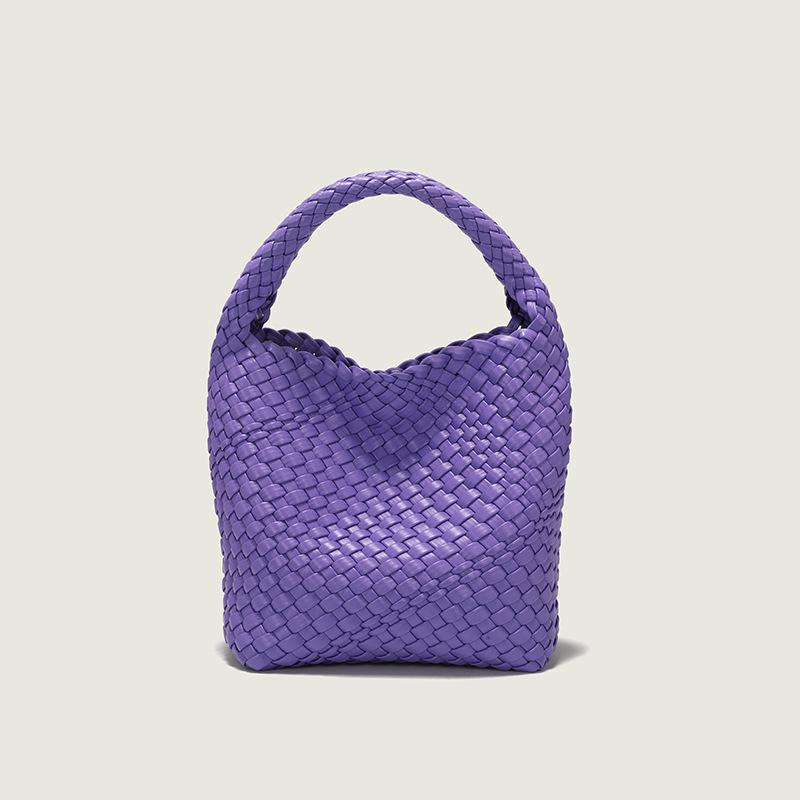 

New Handmade Woven Bag for Women, Shoulder Cross, Armpit Carry, Fashionable Mother and Child Tote Bag синий