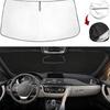 Sommer Auto Frontscheiben Sonnenschutz Abdeckung Windschutzscheiben Visier Sonnenschutz Faltbar Auto UV-Schutz Styling Zubehör