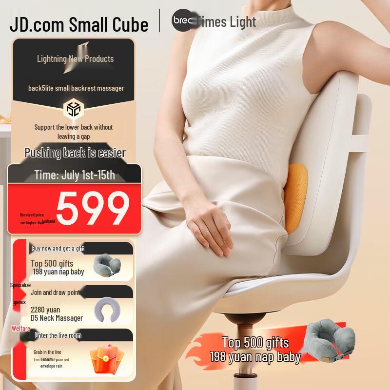 

breo Back5Lite Portable Body Massager Cushion