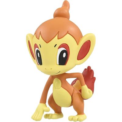 Takara Tomy Pocket Monsters Moncolle MS-54 Chimchar Figure Toy Ages 4 and Up Safe Toy Certification