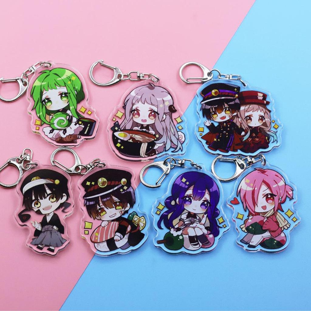 Toilet-bound Hanako-kun Acrylic Keychain: Akane, Aoi, Mitsuba, Sakura, Yugi, Nene Characters