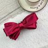 Strong Grip Bow Hair Clip Spring Mechanism High Ponytail Barrette  Special Occasion Styling