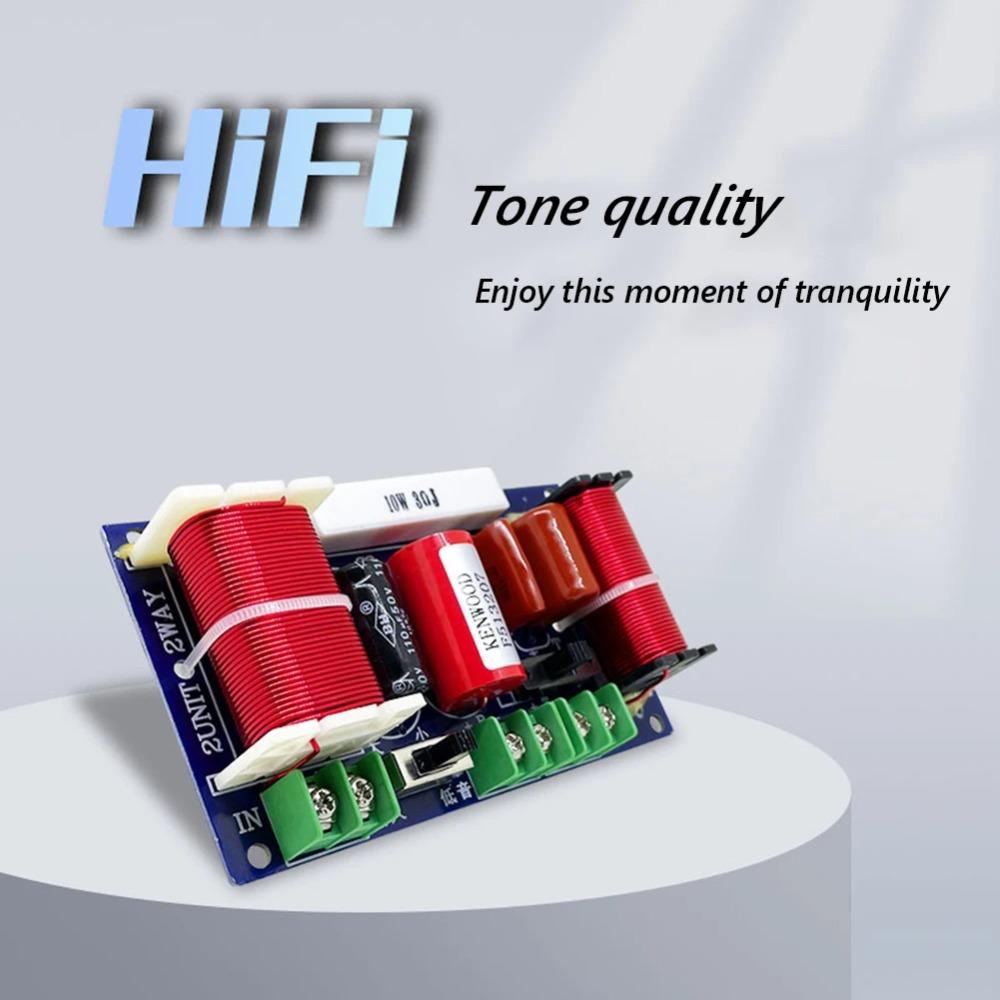 

2-Way Speaker Audio Frequency Divider Audio Accessories DIY Speaker Filter Circuit Home Theater