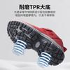 Scarpe da corsa alla moda da uomo con chiusura a strappo, comode scarpe da ginnastica traspiranti, resistenti all'usura, ammortizzate e ammortizzate