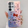 The new cartoon KT cat is suitable for Apple 16E mobile phone case iPhone15promax electroplating laser Samsung S25u.
