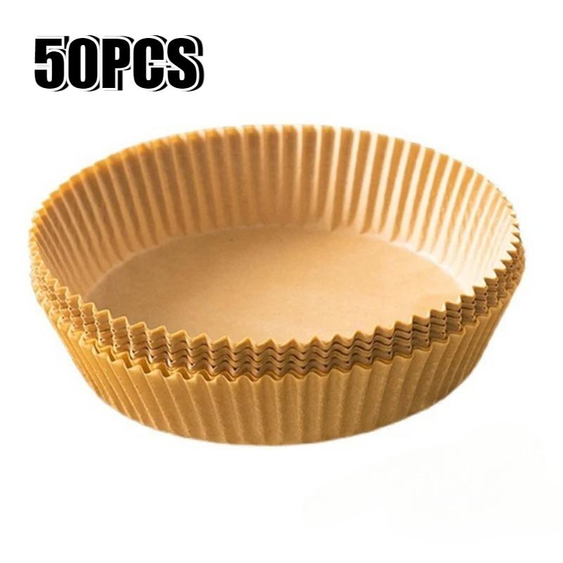 

Одноразовая бумага для аэрофритюрницы с антипригарным покрытием Бумага для выпечки для аэрофритюрницы Круглые бумажные вкладыши для аэрофритюрницы Бумага для барбекю Кухонные принадлежности