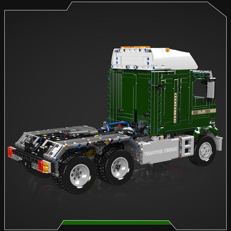 Mould King 13202 Technical Car Toys The RC Motorized K100 Tractor Truck Building Block Engineering Truck Set Kids Christmas Gift