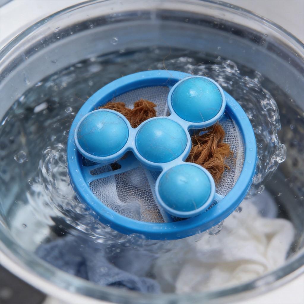 Laundry Ball With Polyester Material For Deep Cleaning And Hair Removal For Home Use