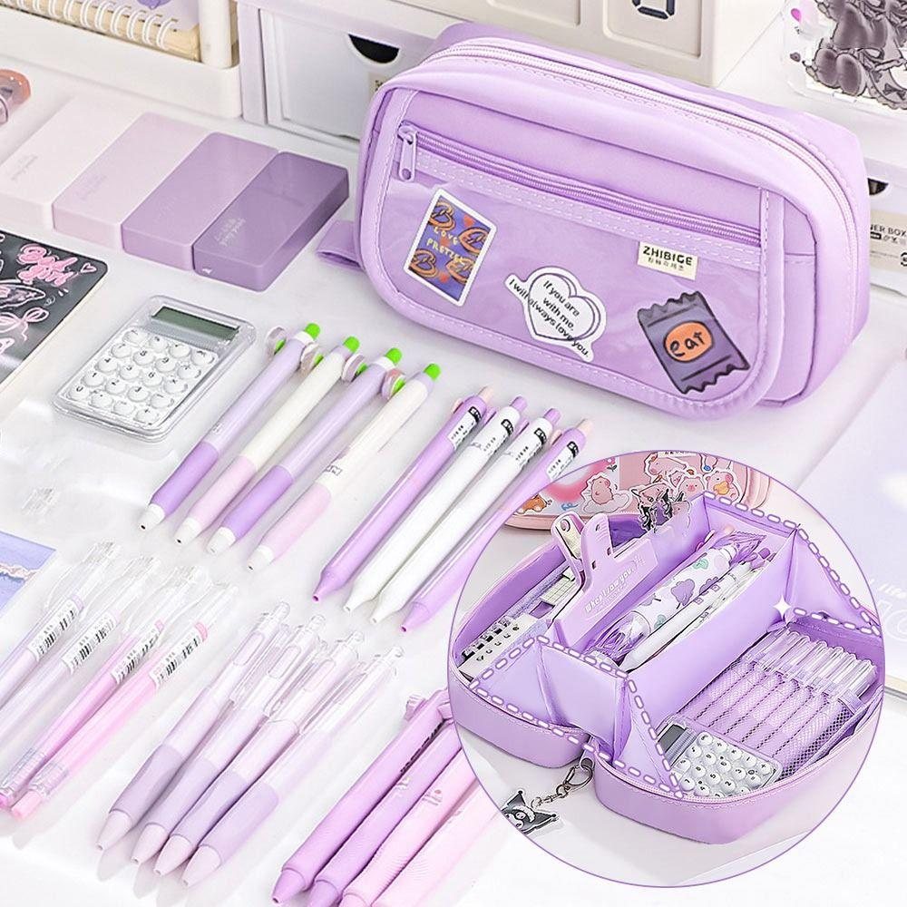 Fabric Pen Bag Large Capacity Pencil Case NEW Pen Box