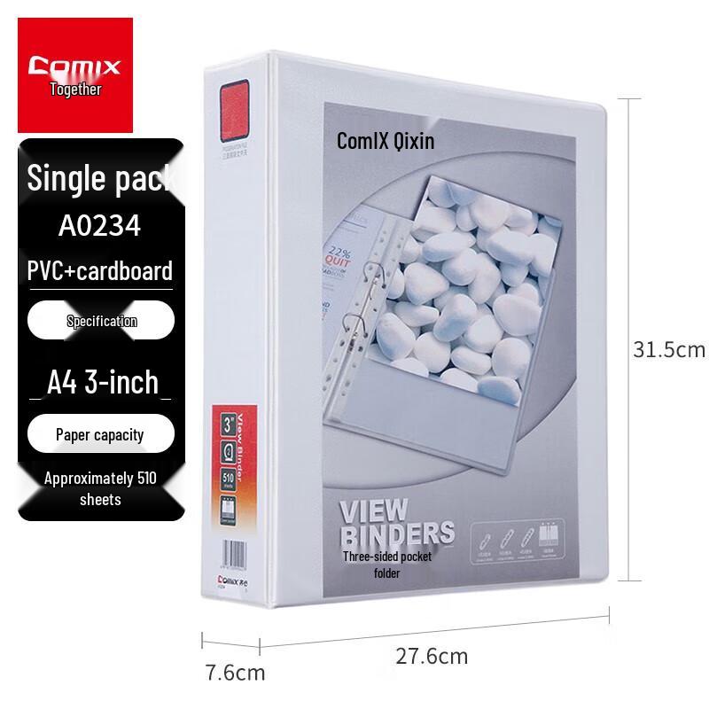 COMIX A4 2-Hole D-Ring Folder