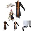 Wykwintny kostium cosplay Anime Fairy Tail Natsu Dragneel na Halloween, strój unisex