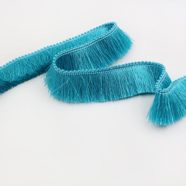 3 yards/lot Billiga Tjocka tofskanter 2,8 cm bred polyestergardin/kuddkant Örhänge/väska Dekorativ spetsfranssömnad