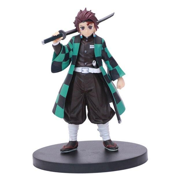 Anime Demon Slayer Figure Kimetsu No Yaiba Kamado Nezuko Tanjirou Agatsuma Zenitsu Hashibira Inosuke Tomioka Giyu Action Figure