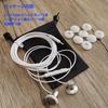 USB Type-C In-Ear Earphones with Mic, Compatible with All Type-C Ports, Closed-Back Type-C Earphones, Call Support, Volume Control, Wired, Deep Bass,