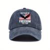Hot-selling American Anniversary Fashion Denim Baseball Cap Female Retro Printed Soft Top Cap Male