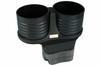ALCABO Black Cup Drink Holder for Bentley Continental GT/GTC/Flying Spur (Right-Hand Drive/Left-Hand Drive) (AL-B201B)
