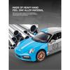 1/32 Scale Porsche 911 Turbo S Diecast Metal Model Toy Sports Car with Sound And Light For Kids Adults