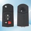 Leo For Mazda 2 3 5 6 8 CX-7 CX-9 MX-5 BGBX1T478SKE125-01 SKE126-01 CC43-67-5RYC Fob  Flip Remote Car Key 315/433Mhz 4D63 Chip