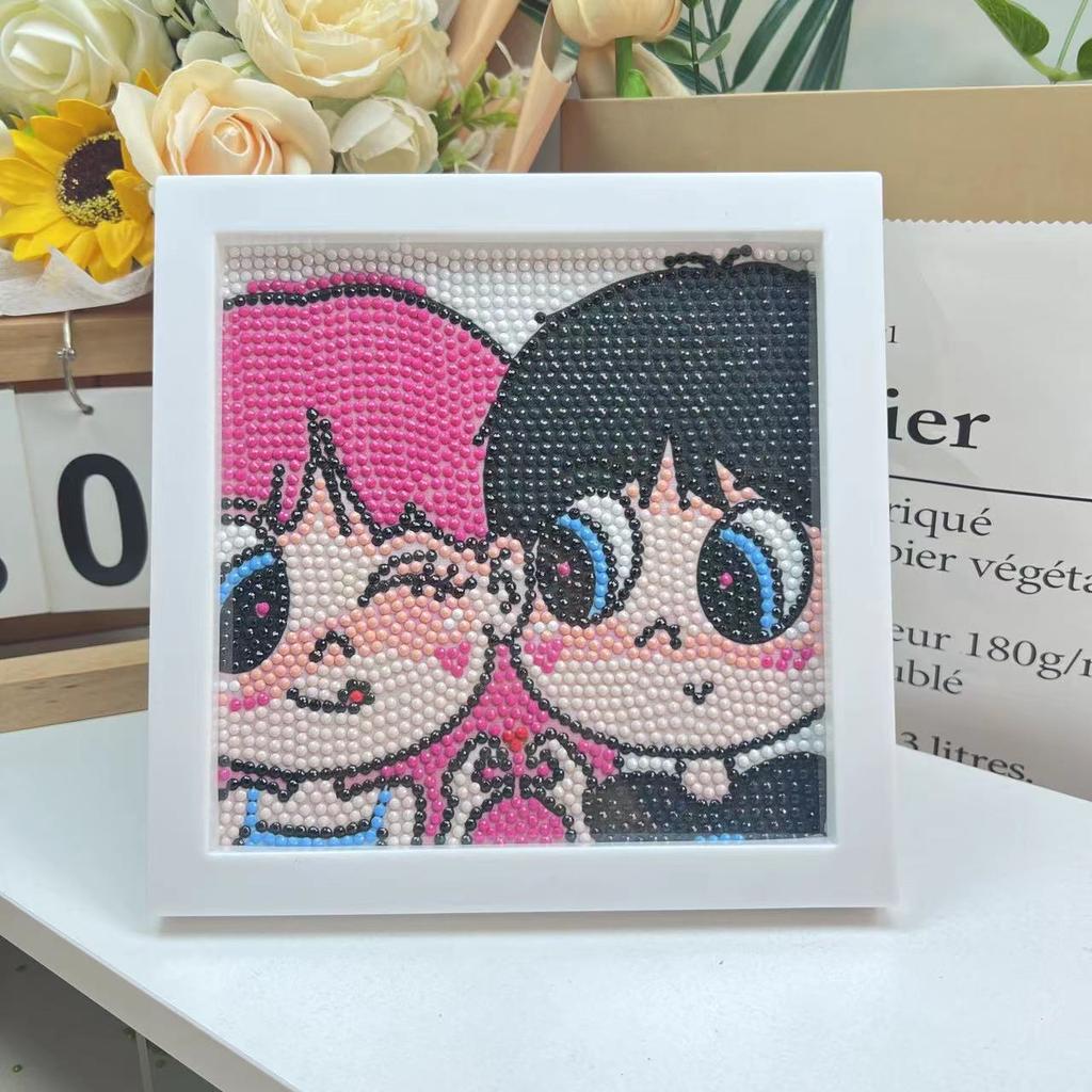 Children'S Diamond Painting Handmade Diy Masonry Painting Cartoon Diamond Sticker Bedroom Living Room Decorative Painting Photo Frame